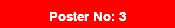Poster No: 3